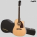 VIOLÃO EPIPHONE AÇO AJ210CE NATURAL CUTWAY C/ CASE