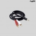 CABO STAR CABLE P2 STEREO X 2 RCA 1,80MT DOURADO