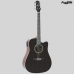 VIOLÃO STRINBERG AÇO FOLK CD40C BK PRETO CROMO SERIES