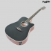 VIOLÃO STRINBERG AÇO FOLK CD40C BK PRETO CROMO SERIES
