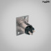 CONECTOR AMPHENOL XLR PAINEL MACHO 3P SOLIDO RT