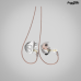 FONE DE OUVIDO DYLAN DE-515 IN EAR 2 DRIVES PRATA