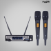 MICROFONE DYLAN SEM FIO DUPLO D-8000S UHF DIGITAL