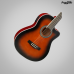 VIOLAO VOGGA AÇO VCS-240 BLACK SUNBURST ELETRICO MINI JUMBO CUTWAY